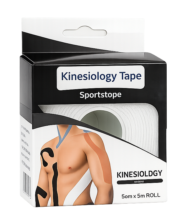 Cinta Kinesiológica Blanca 5 cm x 5 m