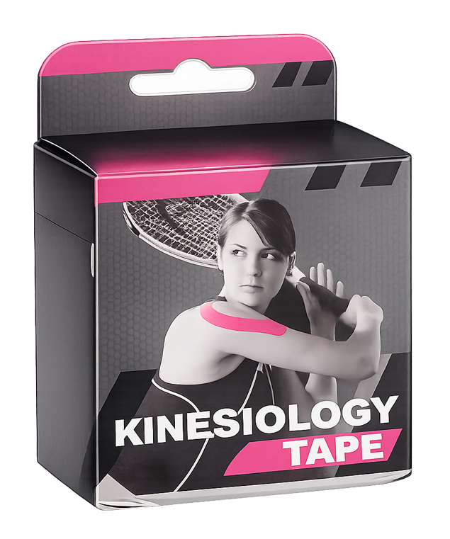 Cinta Kinesiológica Kinesiology Tape Rosada 5 cm x 5 m