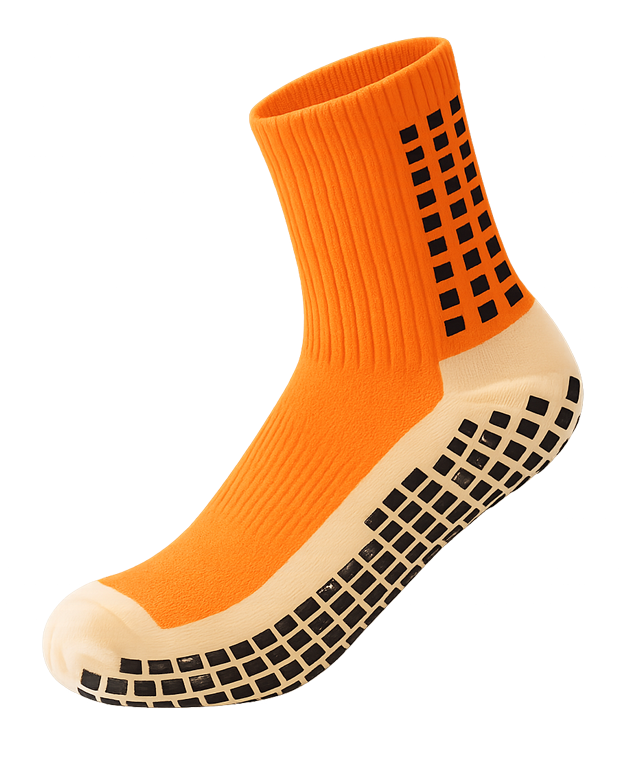 Medias Antideslizantes Anaranjadas