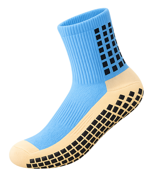 Medias Antideslizantes Celestes